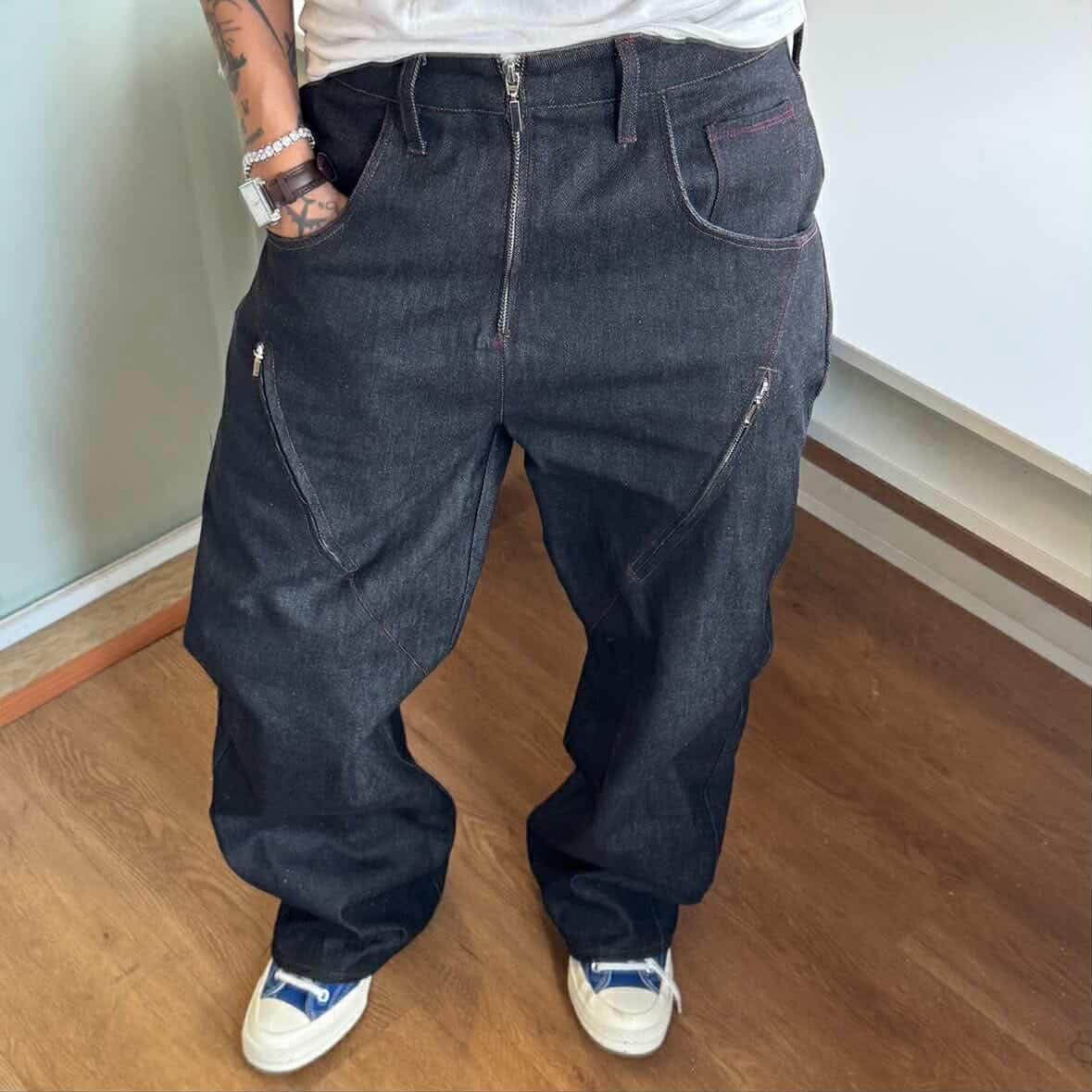 Raw Denim Pants